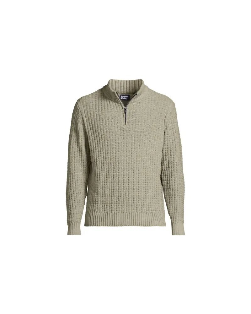 Lands' End Chenille-Pullover mit Reißverschluss, Herren, Größe:56-58 regular, Sonstige, Polyester/Nylon, by Sonstige