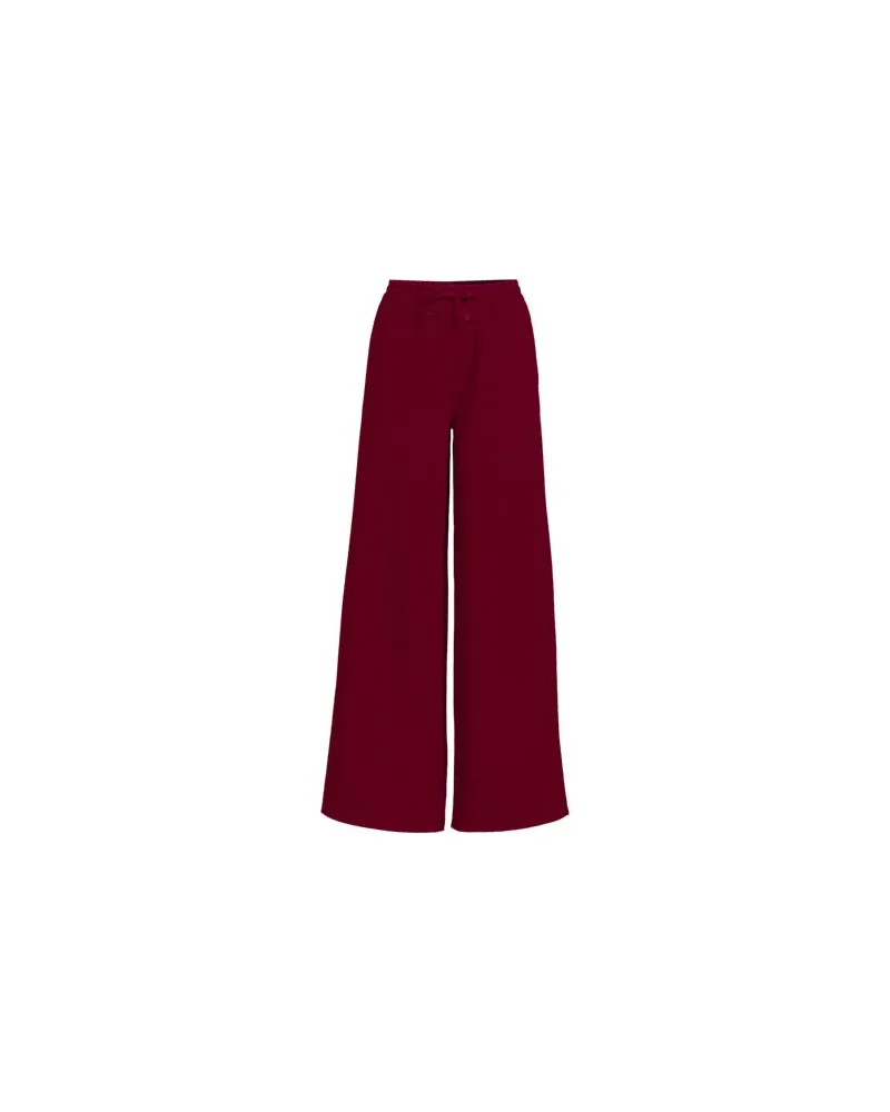 Lands' End Softe Jerseyhose mit weitem Bein, Damen, Größe:32-34 regular, Rot, Baumwolle/Polyester/Baumwoll-Mischung, by Rot