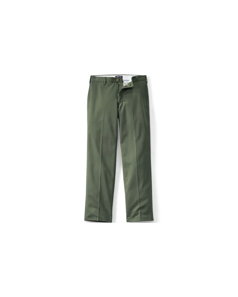 Lands' End CLASSIC COMFORT. Bügelleichte Chino, Herren, Größe:60 regular, Grün, Baumwolle, by Grün