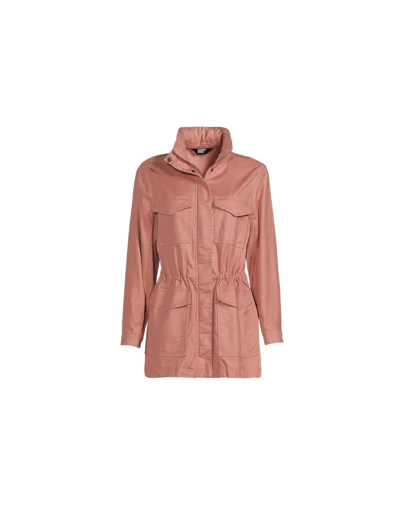 Lands' End Jacke mit Kapuze aus Baumwolle, Damen, Größe:32-34 regular, Rot, Lyocell (Viskose)/Baumwoll-Mischung, by Rot