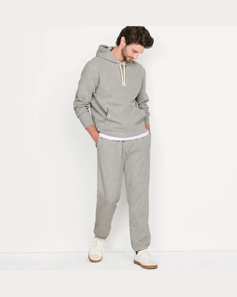 Lands' End Serious Sweats Jogginghose, Herren, Größe regular, Grau, Baumwoll-Mischung/Polyester-Mischung, by Grau