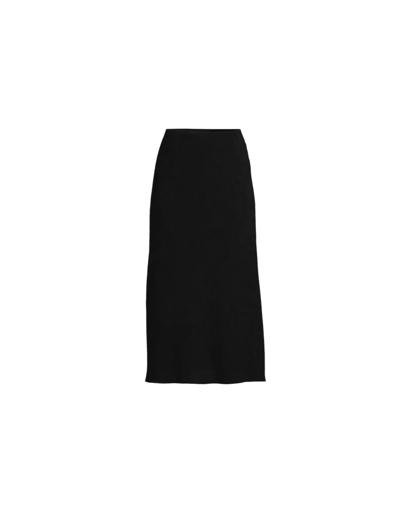 Lands' End Crinkle-Schlupfrock im Schrägschnitt, Damen, Größe petite, Schwarz, Lyocell (Viskose)/Polyester-Mischung, by Schwarz