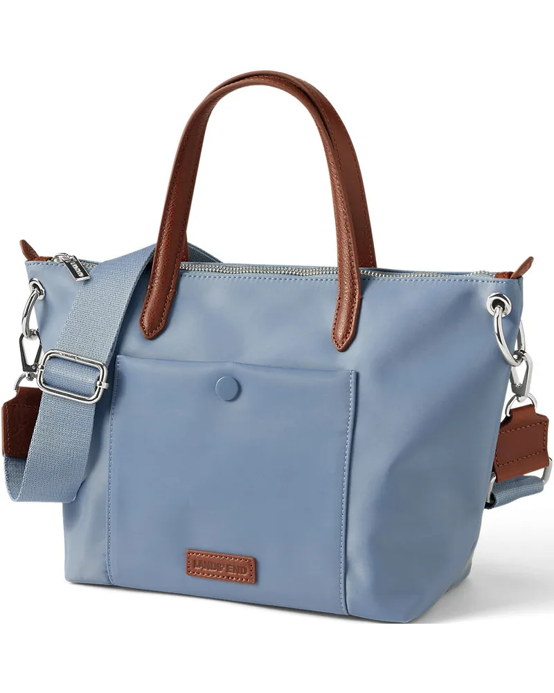 Lands' End Mini-Shoppertasche, Damen, Größe:null regular, Blau, Nylon, by Blau