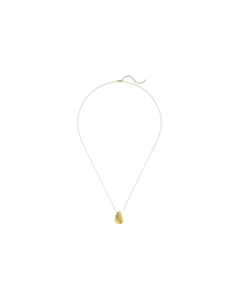 Lands' End Wasserfeste lange Halskette mit Anhänger, Damen, Größe:null regular, Gelb, Messing, by Gelb