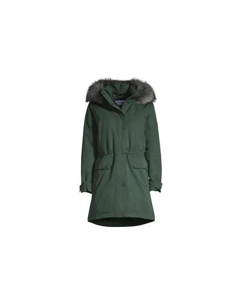 Lands' End Expeditions-Daunenparka, Damen, Größe plus, Grün, Polyester, by Grün