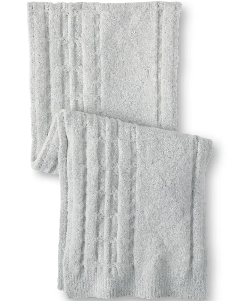 Lands' End CashTouch Schal, Damen, Größe regular, Grau, Polyacryl/Nylon-Mischung, by Grau