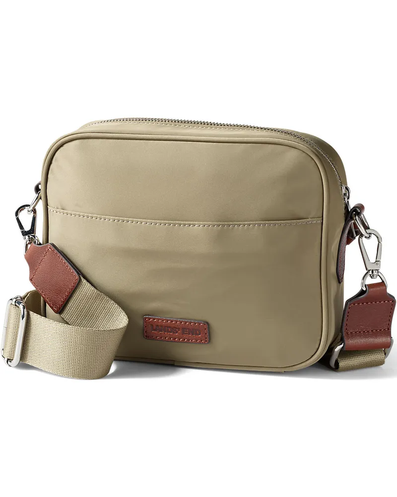 Lands' End Kleine Umhängetasche, Damen, Größe:null regular, Grün, Nylon, by Grün