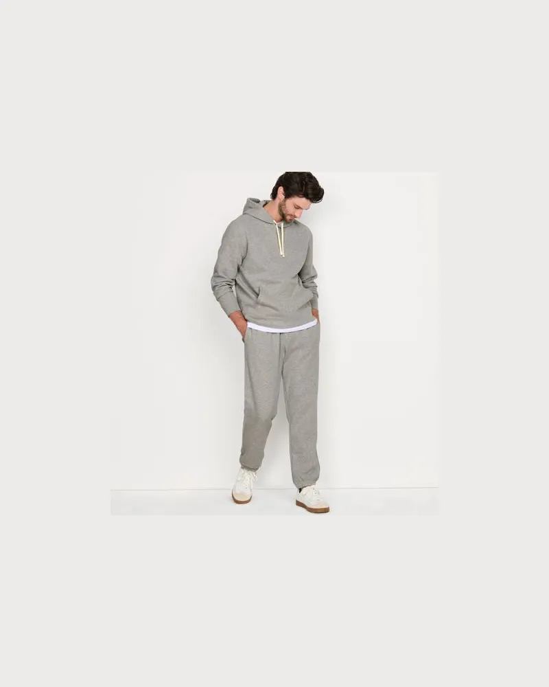 Lands' End Serious Sweats Jogginghose, Herren, Größe regular, Grau, Baumwoll-Mischung/Polyester-Mischung, by Grau