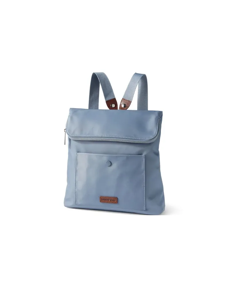 Lands' End Rucksack mit Klappe, Damen, Größe:null regular, Blau, by Blau