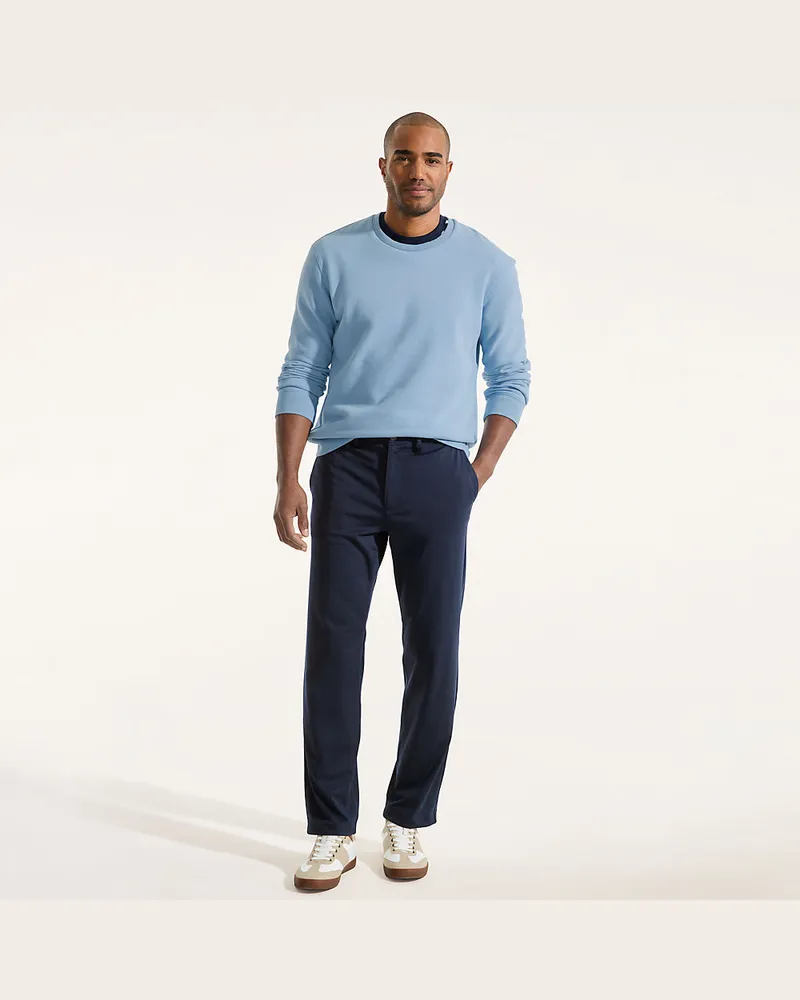 Lands' End Flex Performance-Hose, Herren, Größe regular, Blau, Polyester, by Blau