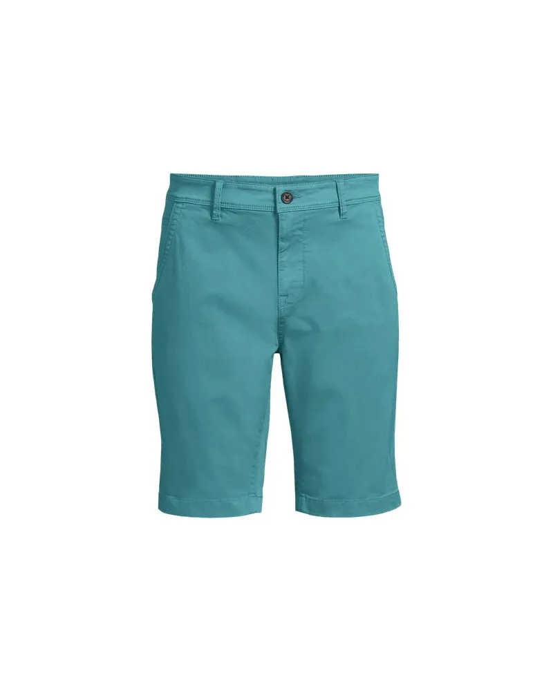 Lands' End Chino-Shorts, Slim Fit, Herren, Größe regular, Grün, Baumwoll-Mischung, by Grün
