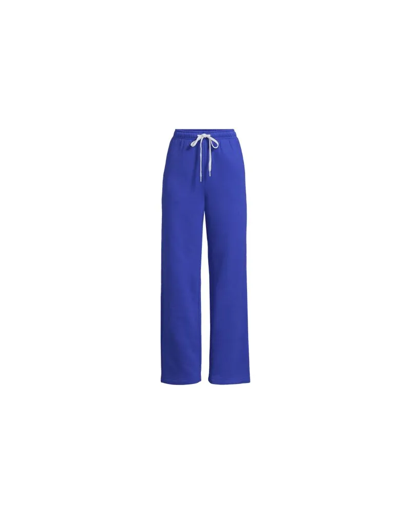 Lands' End Jogginghose mit geradem Bein SERIOUS SWEATS, Damen, Größe plus, Blau, Baumwoll-Mischung/Polyester-Mischung, by Blau