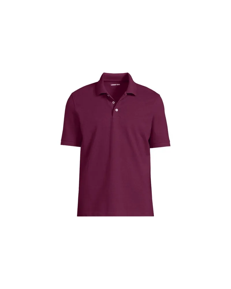 Lands' End Performance Piqué-Poloshirt, Herren, Größe:60 regular, Rot, Baumwoll-Mischung, by Rot