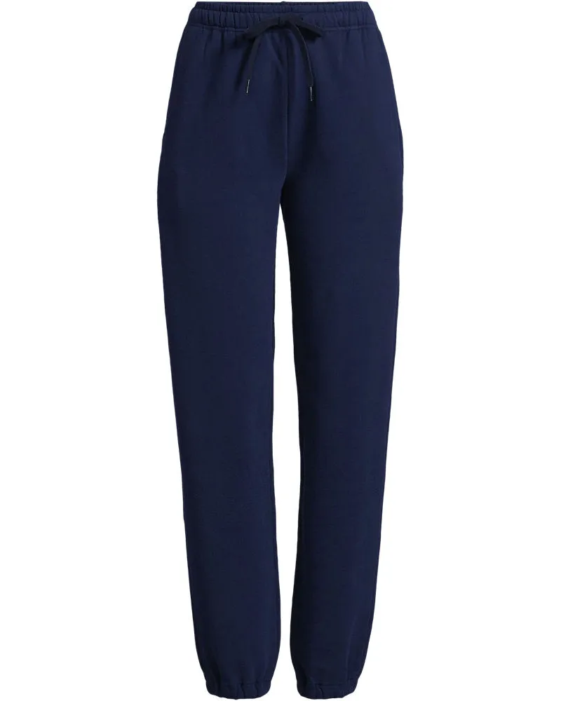 Lands' End Serious Sweats Jogginghose, Damen, Größe plus, Blau, Baumwoll-Mischung/Polyester-Mischung, by Blau