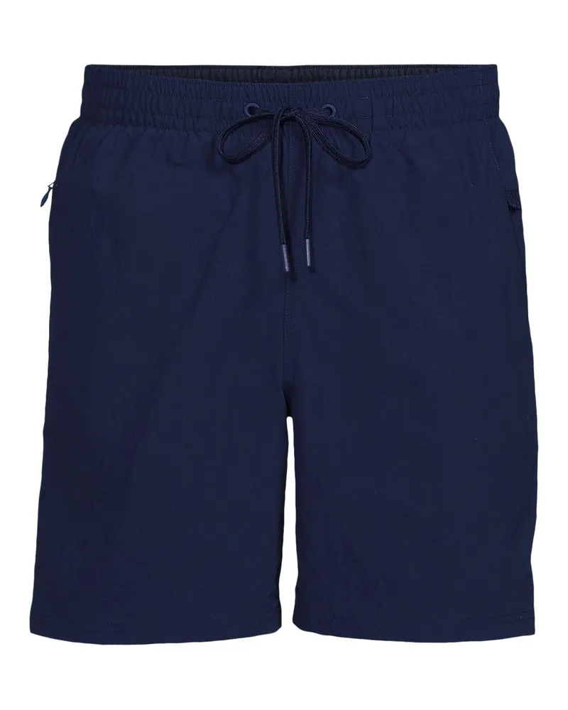Lands' End Badeshorts mit Hydroliner, 18 cm, Herren, Größe regular, Blau, by Blau