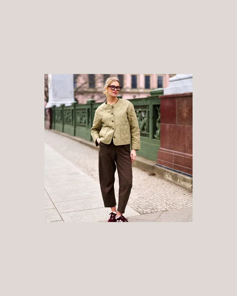 Lands' End Barrelhose aus Leinenmix, Damen, Größe petite, Braun, by Braun