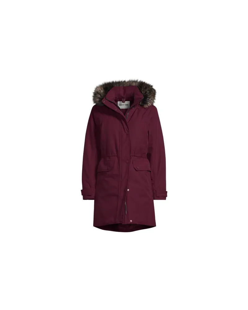 Lands' End Expeditions-Daunenparka, Damen, Größe plus, Rot, Polyester, by Rot
