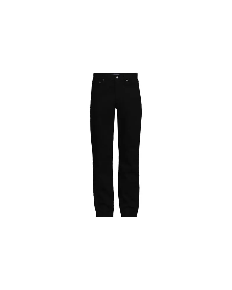 Lands' End Stretch-Jeans mit Flanellfutter und Komfortbund, Classic Fit, Herren, Größe regular, Schwarz, Elasthan/Baumwoll-Mischung, by Schwarz