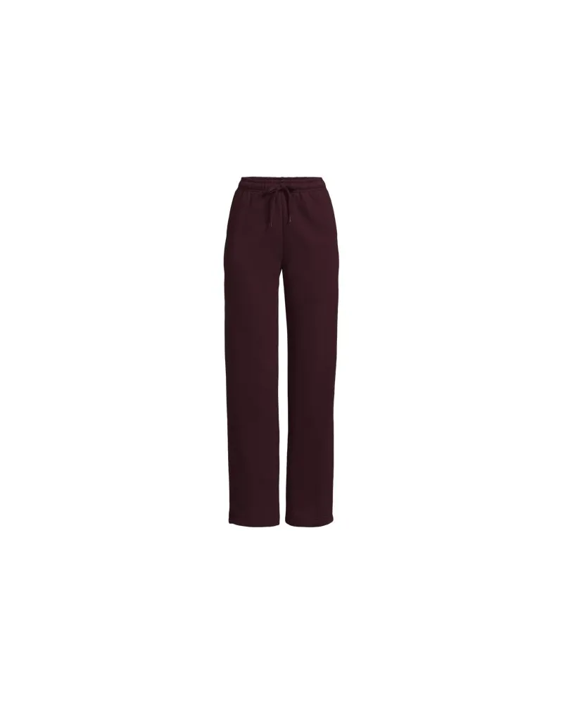 Lands' End Jogginghose mit weitem Bein SERIOUS SWEATS, Damen, Größe:44-46 regular, Rot, Baumwoll-Mischung/Polyester-Mischung, by Rot