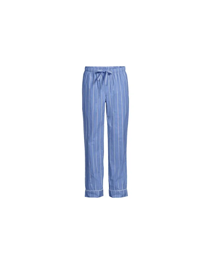 Lands' End Essenzielle Pyjama-Hose aus Baumwolle, Herren, Größe:52-54 regular, Blau, Baumwolle, by Blau