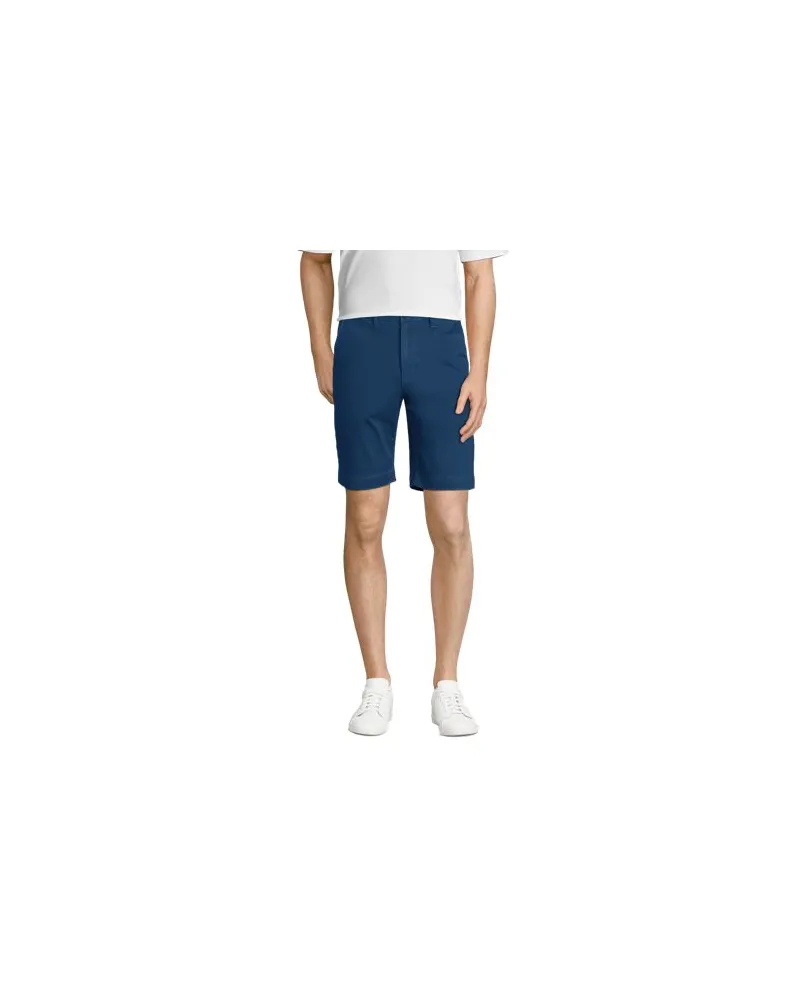Lands' End Chino-Shorts mit Stretch, Classic Fit, Herren, Größe:60 regular, Blau, Baumwoll-Mischung, by Blau