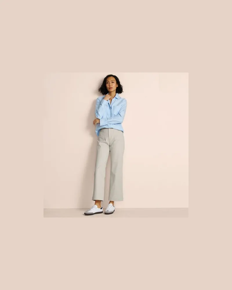 Lands' End Chino-Culotte, Damen, Größe petite, Beige, Elasthan/Baumwoll-Mischung, by Beige