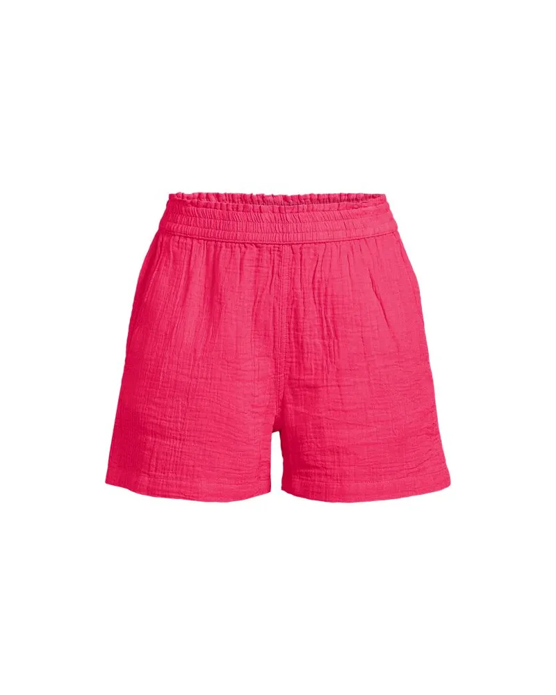 Lands' End Musselin-Schlupfhorts 12 cm, Damen, Größe:40-42 regular, Pink, Baumwolle, by Pink