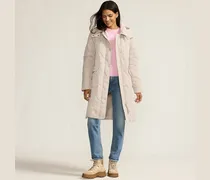 FeatherFree™ Steppmantel mit Kapuze, Damen, Größe regular, Weiß, Nylon, by