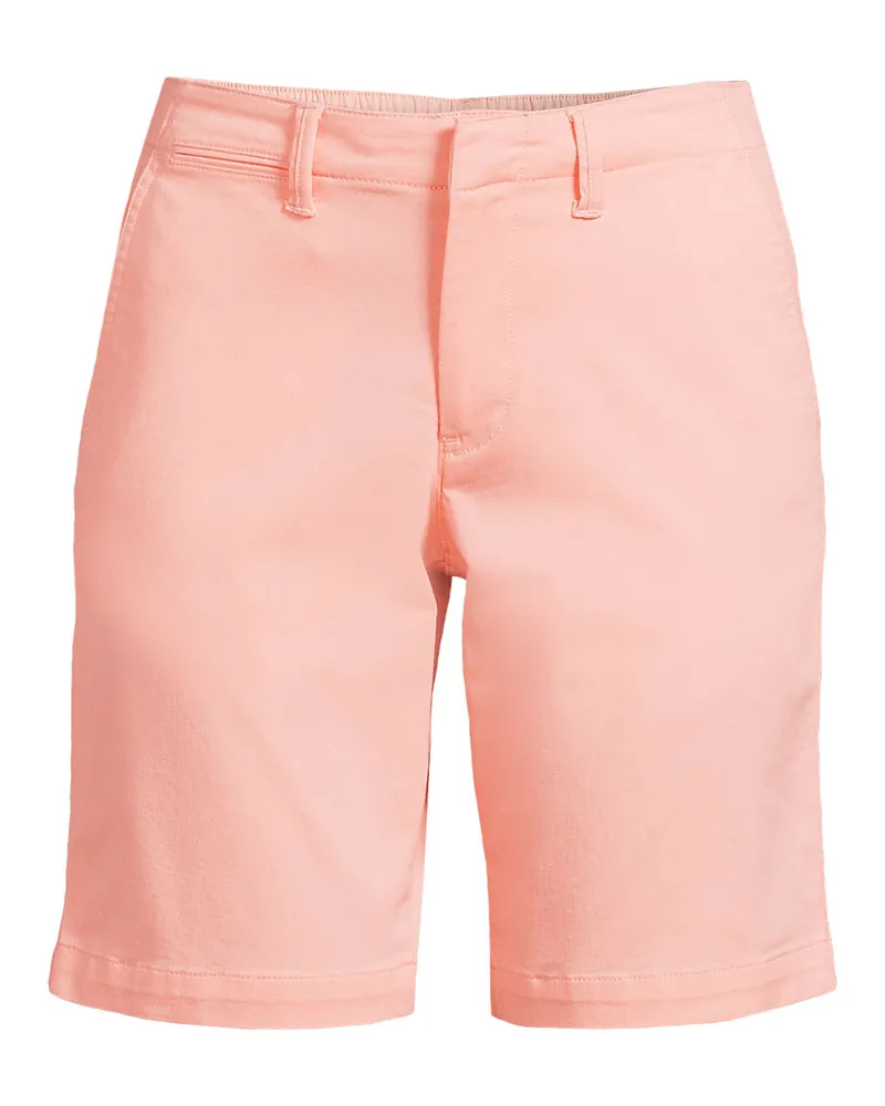 Lands' End Chino-Bermudas 25 cm, Damen, Größe petite, Orange, by Orange