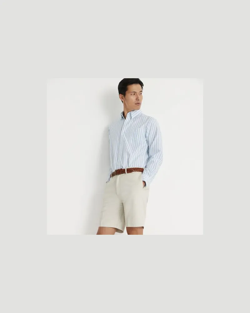 Lands' End Chino-Shorts mit Komfortbund, Herren, Größe regular, Beige, Baumwolle, by Beige