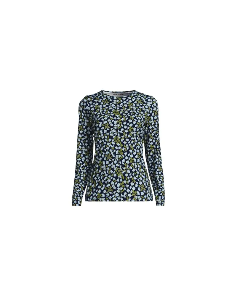 Lands' End Badeshirt, Damen, Größe regular, Blau, Nylon-Mischung, by Blau
