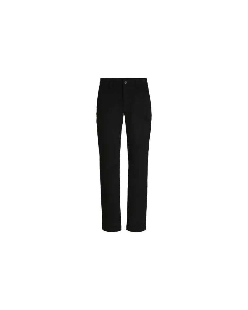 Lands' End Feincord-Hose im Chino-Schnitt, Herren, Größe regular, Schwarz, Baumwolle/Baumwoll-Mischung, by Schwarz