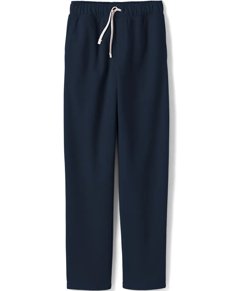 Lands' End Serious Sweats Jogginghose, Herren, Größe regular, Blau, Baumwoll-Mischung/Polyester-Mischung, by Blau