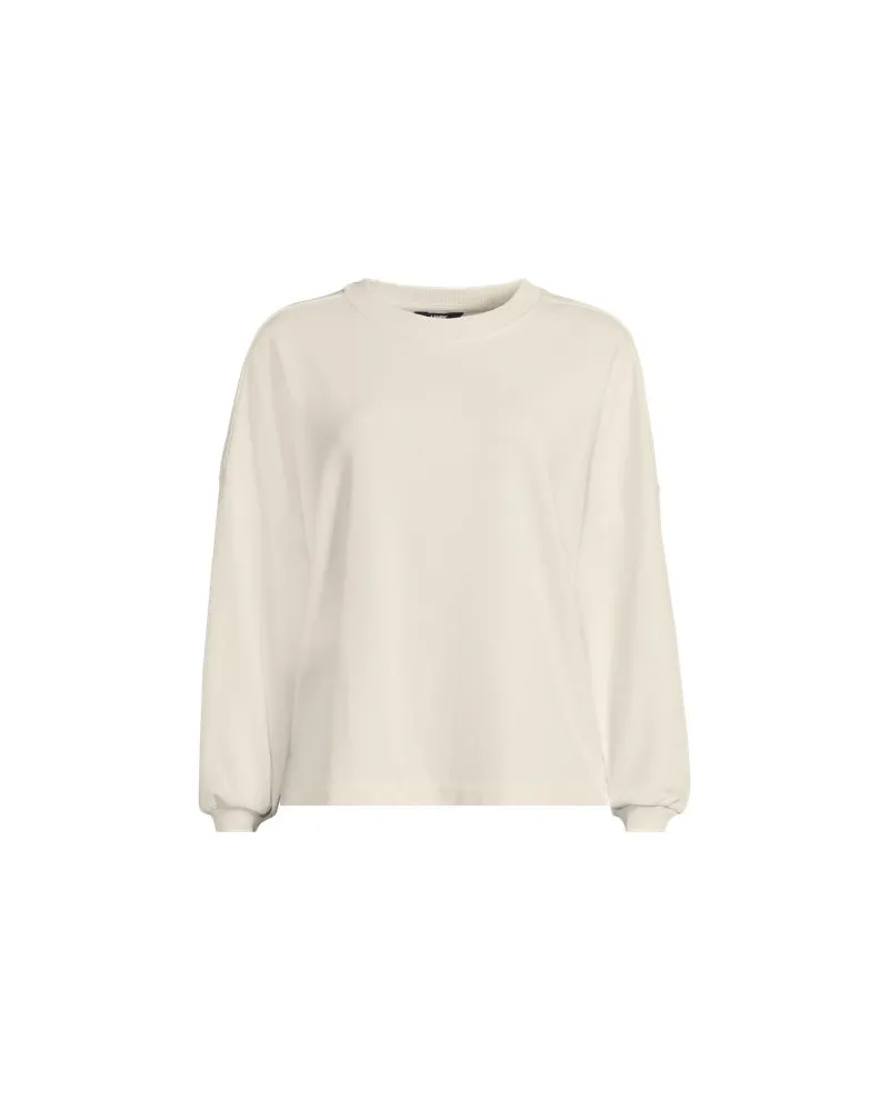 Lands' End Leichtes Sweatshirt, Damen, Größe regular, Weiß, by Weiß