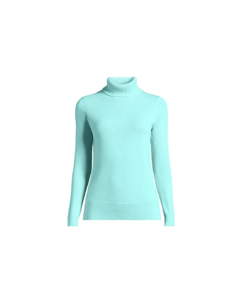 Lands' End Rollkragen-Pullover aus Kaschmir, Damen, Größe plus, Grün, Kaschmir, by Grün