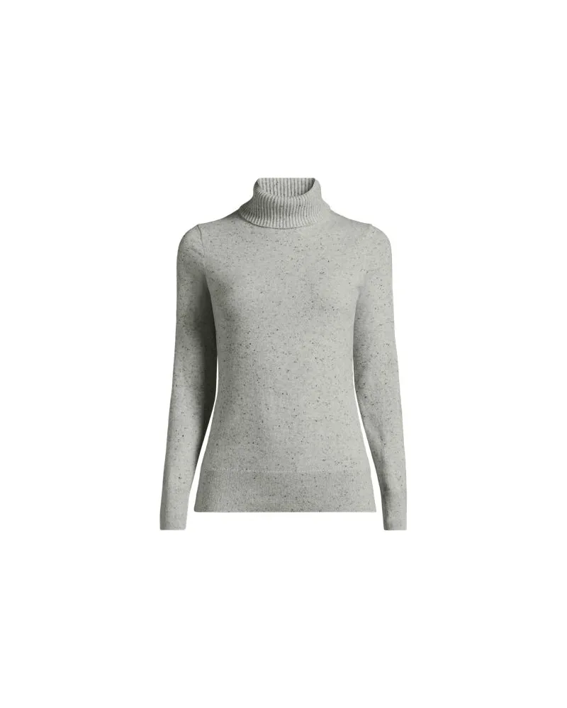 Lands' End Rollkragen-Pullover aus Kaschmir, Damen, Größe plus, Grau, Kaschmir, by Grau