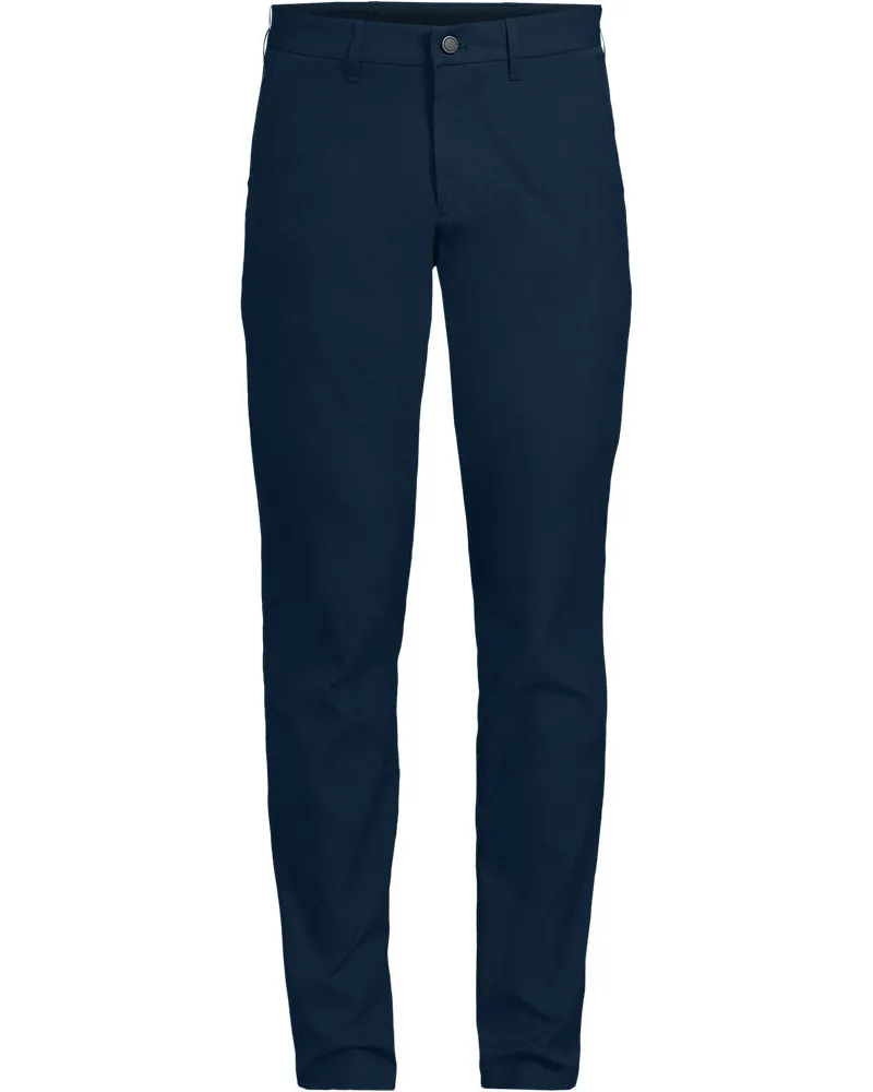 Lands' End Performance Hose,Slim Fit, Herren, Größe regular, Blau, Polyester, by Blau