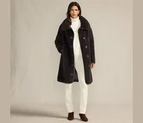 Webpelzmantel, Damen, Größe regular, Braun, Polyester, by