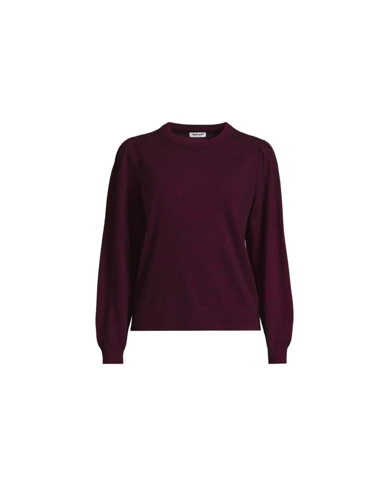 Lands' End Kaschmirpullover mit Puffärmeln, Damen, Größe:32-34 regular, Pink, Kaschmir, by Pink