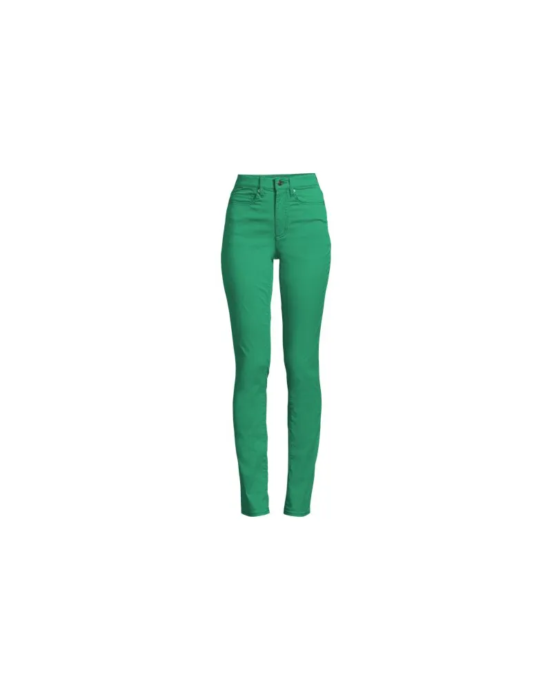 Lands' End Slim Fit Shaping-Chinos, Damen, Größe plus, Grün, Baumwolle, by Grün