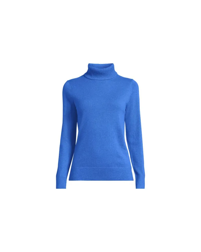 Lands' End Rollkragen-Pullover aus Kaschmir, Damen, Größe plus, Blau, Kaschmir, by Blau