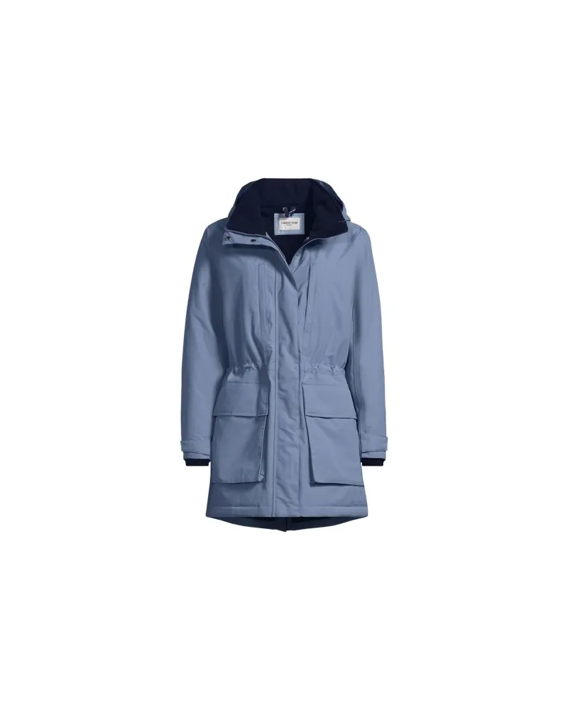 Lands' End Wasserdichter Parka SQUALL, Damen, Größe regular, Blau, Nylon, by Blau
