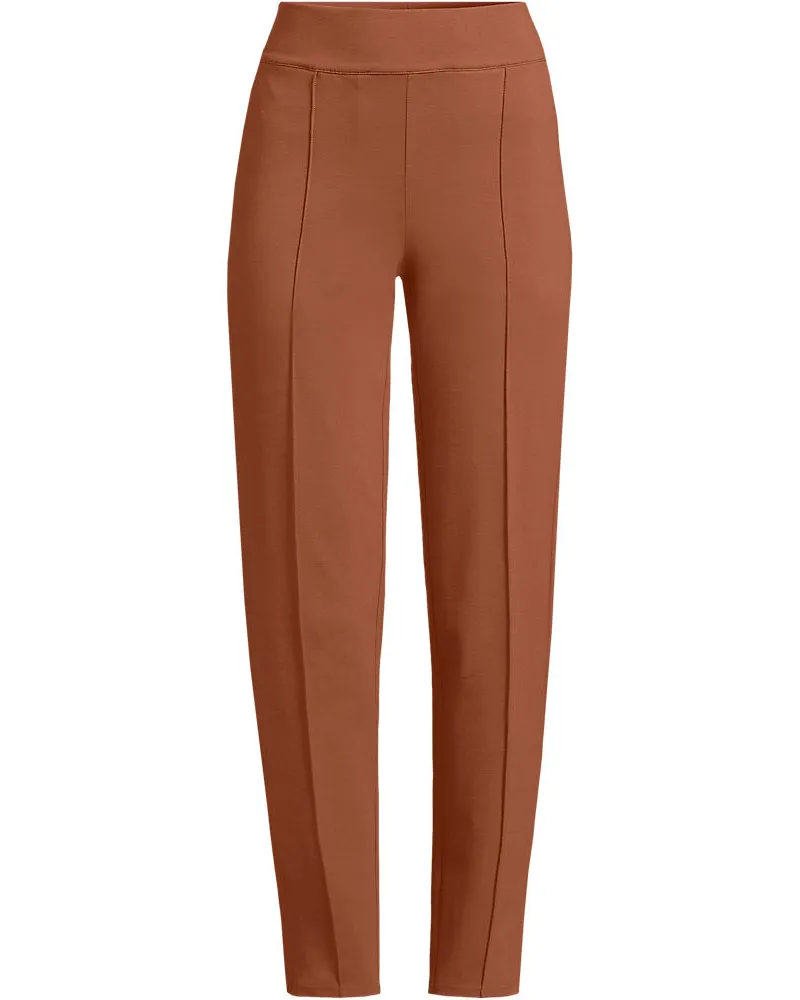 Lands' End Starfish High Waist Bleistifthose, Damen, Größe petite, Orange, Elasthan/Baumwoll-Mischung, by Orange