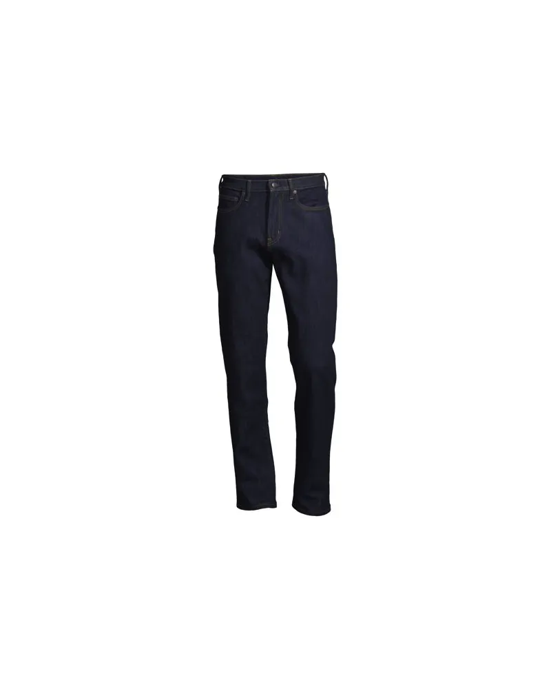Lands' End Classic Fit Denim-Jeans mit Stretch, in Wunschlänge, Herren, Größe regular, Blau, Baumwoll-Mischung, by Blau