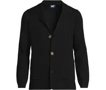 Sakko aus Baumwoll-Feinstrick, Herren, Größe:52-54 regular, Schwarz, Baumwolle, by