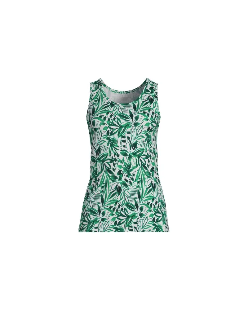 Lands' End Baumwoll-Top, Damen, Größe:32-34 petite, Grün, Baumwolle, by Grün