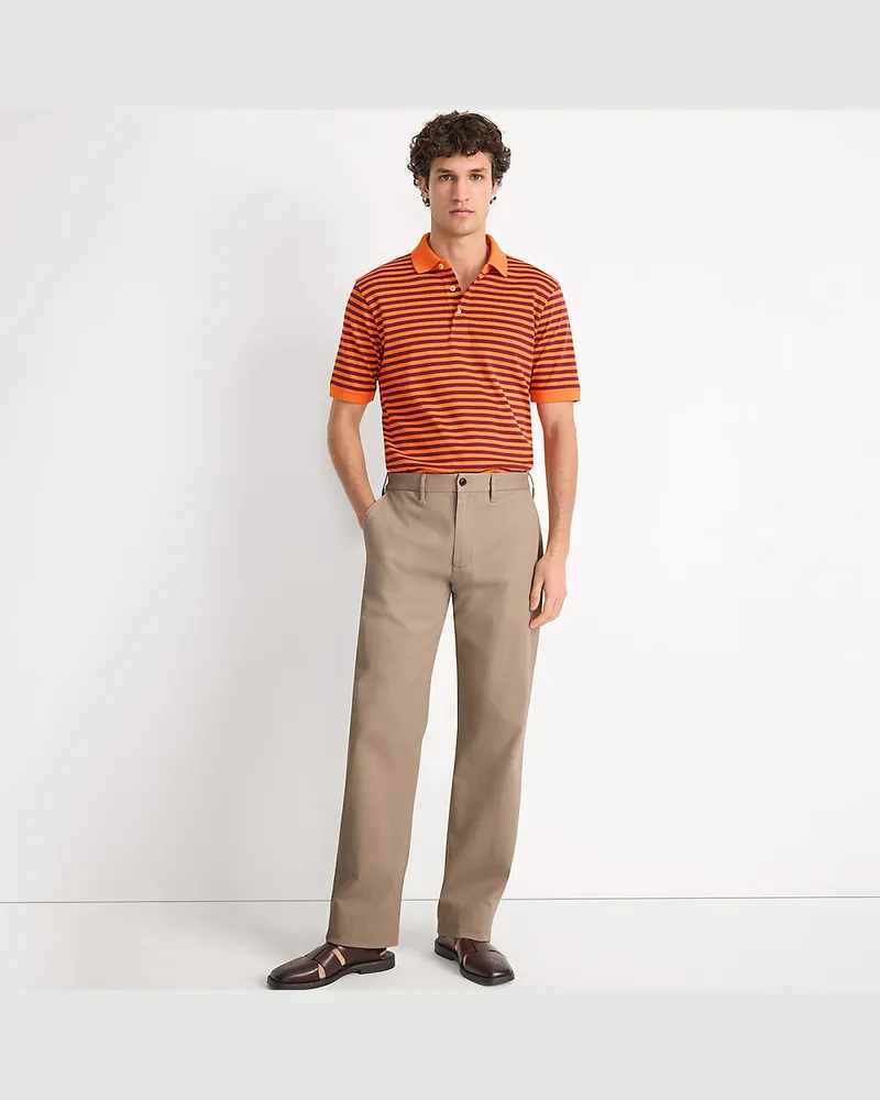 Lands' End Chino-Hose im Straight Fit, Herren, Größe regular, Beige, by Beige