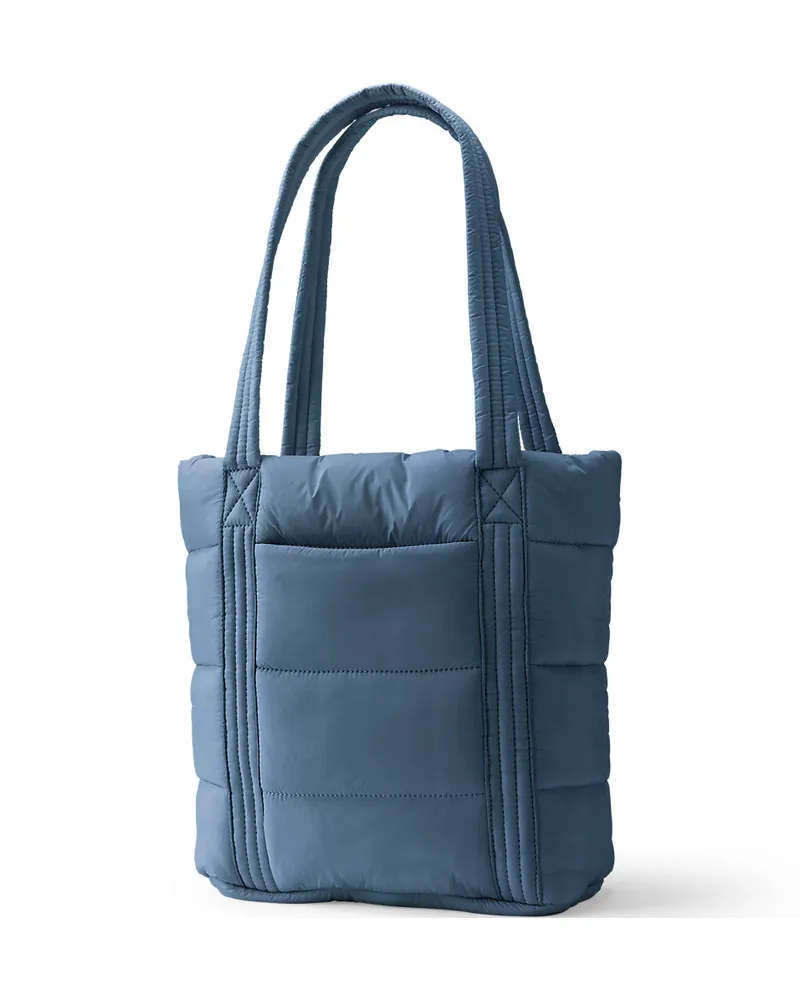 Lands' End Ultraleichte verstaubare Stepptasche Wanderweight, Damen, Größe:null regular, Blau, Nylon, by Blau