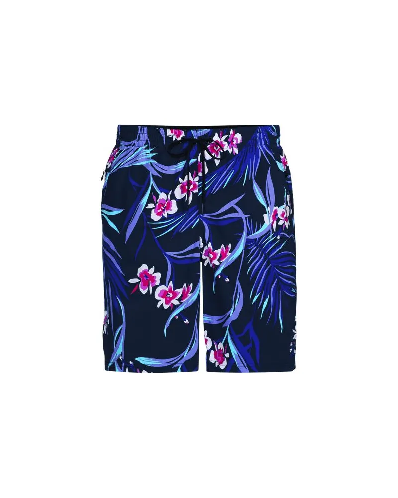 Lands' End Badeshorts mit Hydroliner, 23 cm, Herren, Größe:56-58 regular, Blau, by Blau