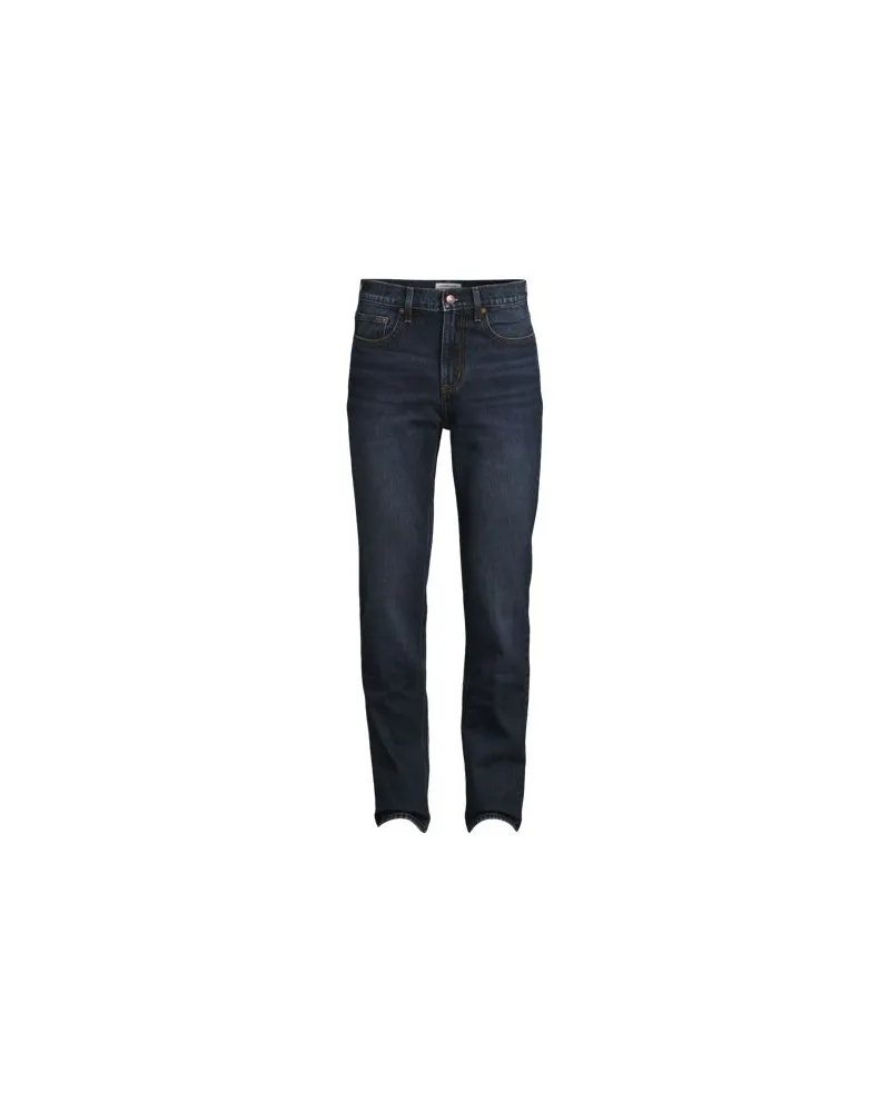 Lands' End Stretch-Denim Jeans, Slim Fit, Herren, Größe regular, Blau, Baumwoll-Mischung, by Blau